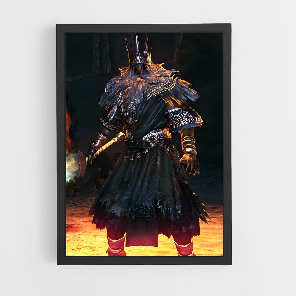 Poster L'Âme du Ténèbres – affiche Dark souls (vue 2)